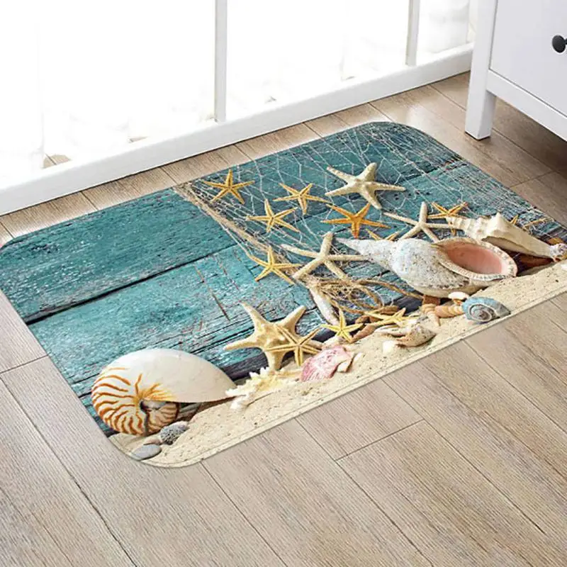 

12 styles Creative Europe Type 3D Printing Carpet Hallway Doormat Anti - Slip Bathroom Carpet Absorb Water Kitchen Mat/Rug