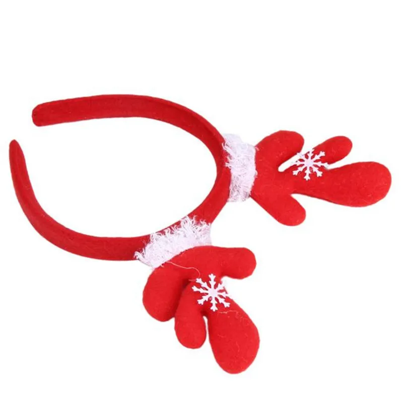 Горячие рождественские аксессуары для волос украшение Женская повязка девочки