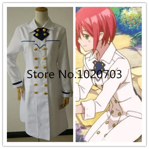 Белоснежка с красными волосами акагами no Shirayukihime Shirayuki Косплей Костюм|white draperies|snow