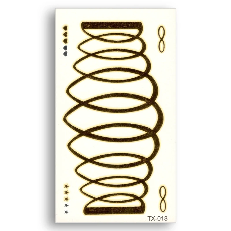 Поддельный плетеный браслет узор металлик Золотой Серебряный Водонепроницаемый