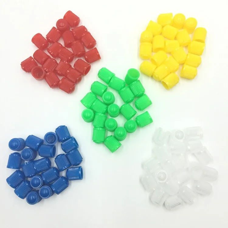 

20 Pcs Universal Various Colors Plastic Air Valve Caps Bike Bicycle Cycle Motorcycle Car Truck Van Wheel Tyre Dust Covers Black