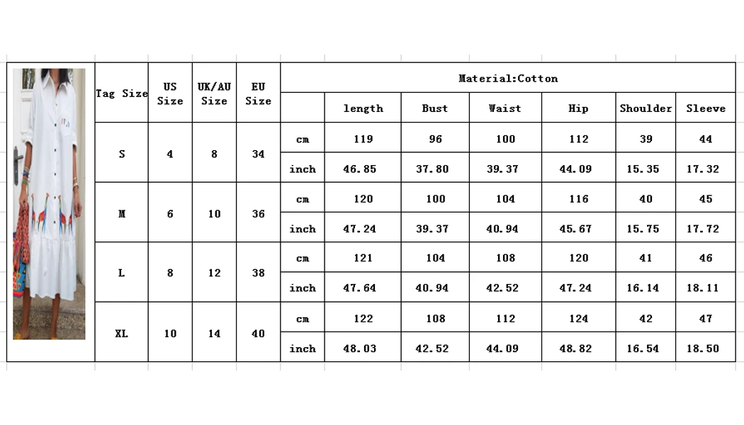 Женское платье-рубашка с принтом повседневное летнее платье рукавом 3/4 карманами