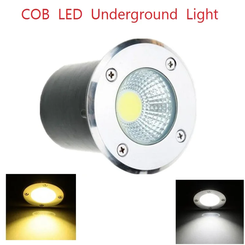 AC85 265V IP68 5 Вт 10 похороненная лампа наземное освещение наружная COB Светодиодная