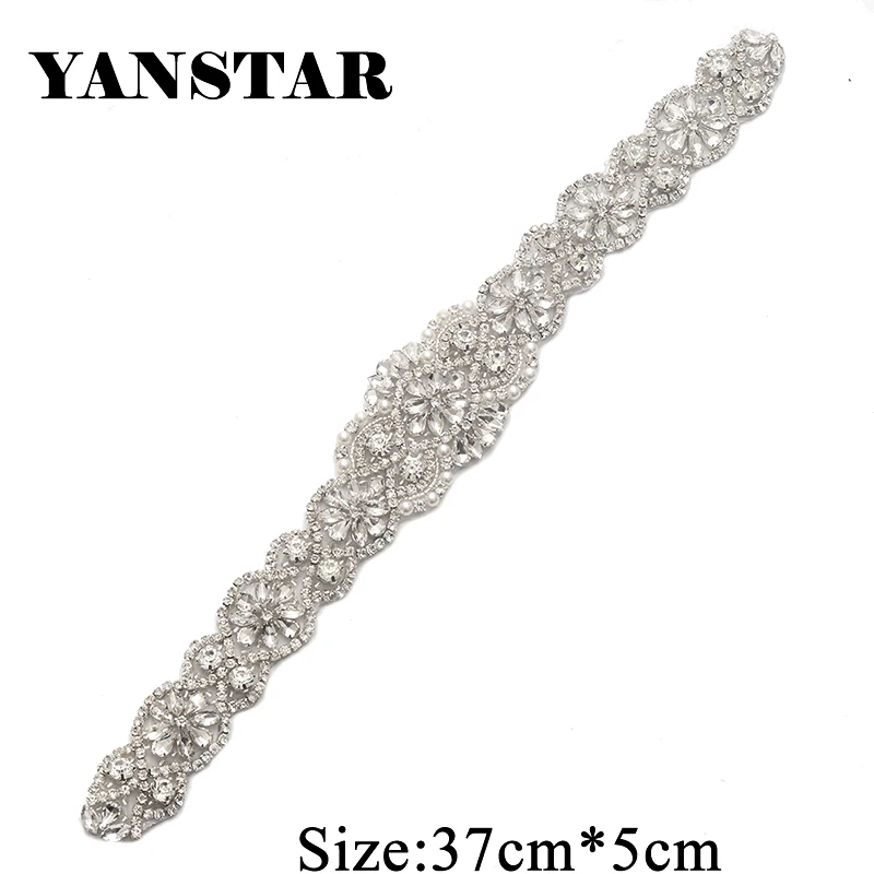 YANSTAR 1 шт. Популярные Стразы с аппликацией для свадебных платьев ремень