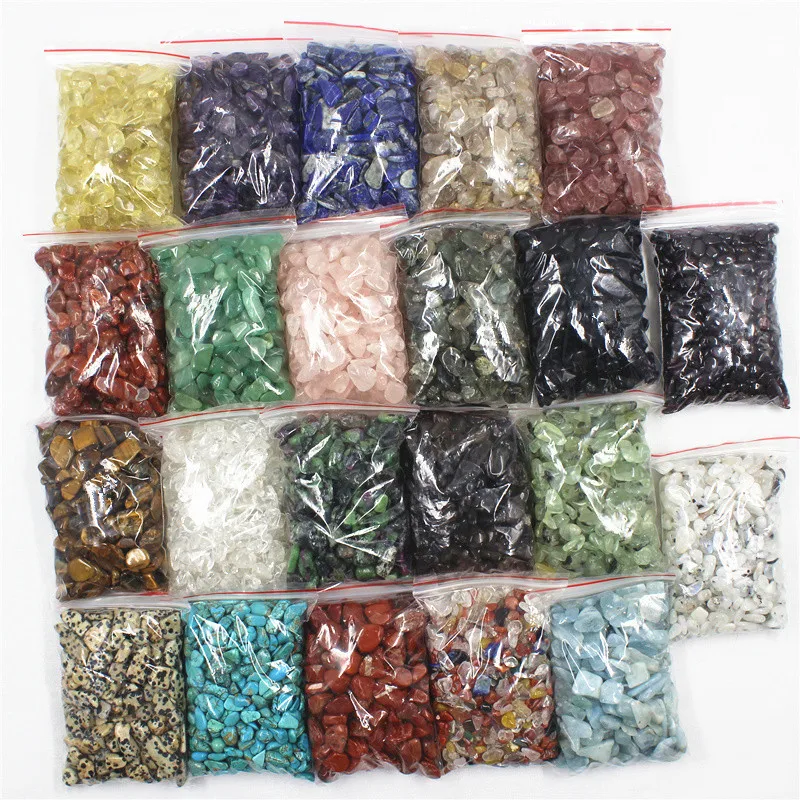 

100g Degaussing Minerals Fish Tank Natural Crystal Gravel Stones Decorative Tumbled Stone