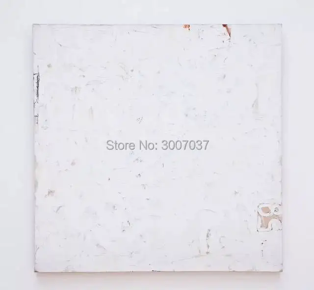 Абстрактный стиль ручная роспись бескаркасная современный белый цвет картина