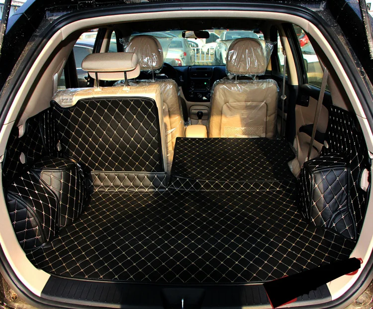 Автомобильный коврик для багажника из волоконной кожи kia sportage 2005 2006 2007 2008 2009 2010