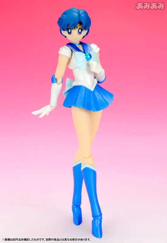 PrettyAngel Подлинная Bandai S.H.Figuarts SHF Pretty Guardian Sailor Moon 20th ПВХ Mercury Action Figure|action figure|sailor moonsailor