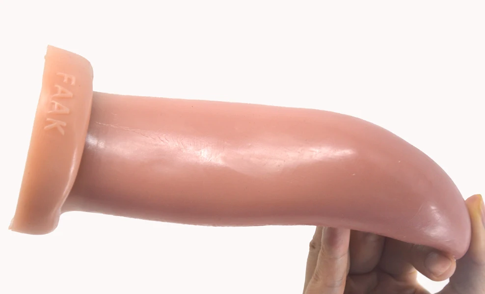 Реалистичная Анальная пробка FAAK язык стимуляция точки g цвет кожи секс-игрушки