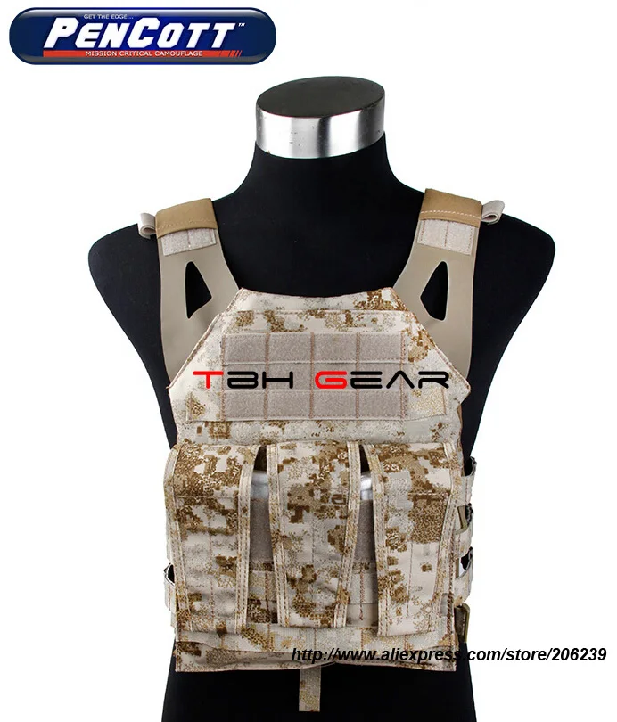 

Rasputin Item Navy Jump Plate Carrier Pencott SandStorm Tactical JPC Plate Carrier Vest(SKU12050805)