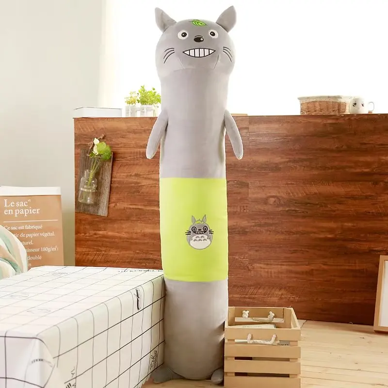 totoro 145 см плюшевая Нацумэ книга друга Кот Медведь Свинья пингвин игрушка кукла бойфренд Длинная Подушка мягкая подушка подарок тривер - Цвет: totoro