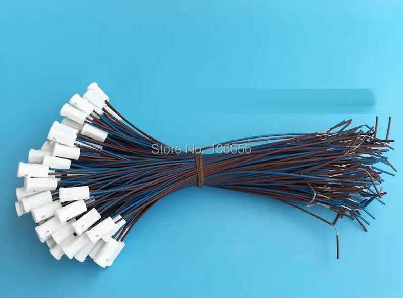 G4 патрон лампы гнездо керамическая основа 50 см жильный кабель 100 шт./лот DHL