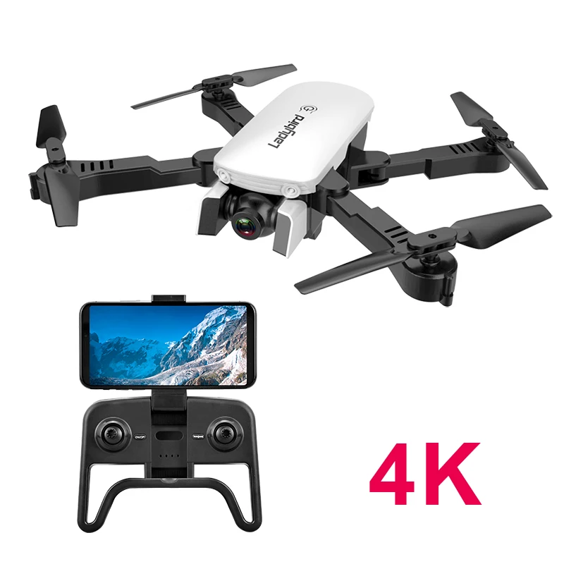 R8 складной мини Радиоуправляемый квадрокоптер 4 k Дрон для селфи HD двойная камера
