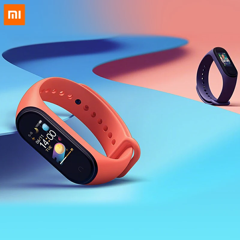 Xiaomi Mi Band 4 смарт браслет 3 AMOLED цветной экран Miband Global Fitness Bluetooth Sport 50ATM
