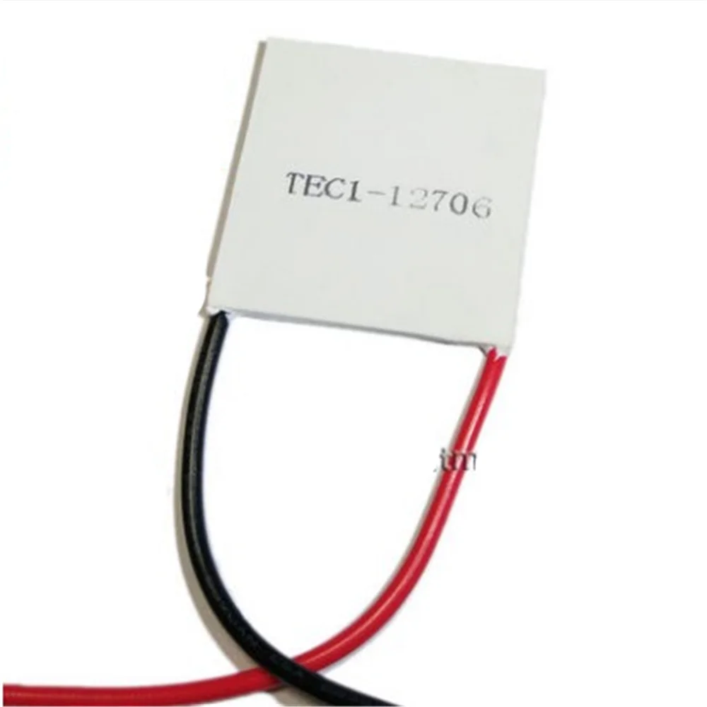 

40x40x3.75mm 6A 15V 50-60W TEC1-12706 Thermoelectric Cooler Peltier Heatsink