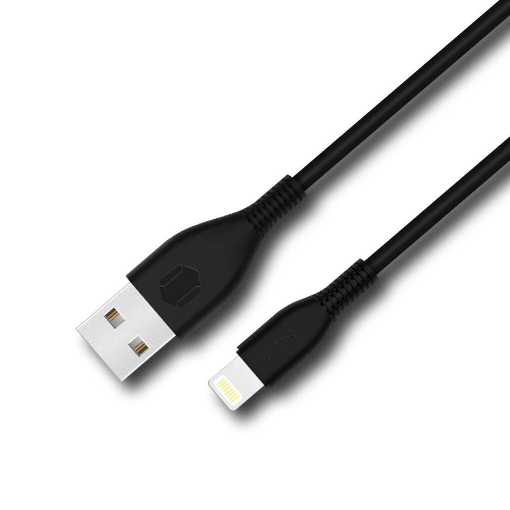 SooPii для Lightning iPhone короткий кабель 9 дюймов Micro usb type C короткие кабели для нескольких портов зарядная станция 4 шт