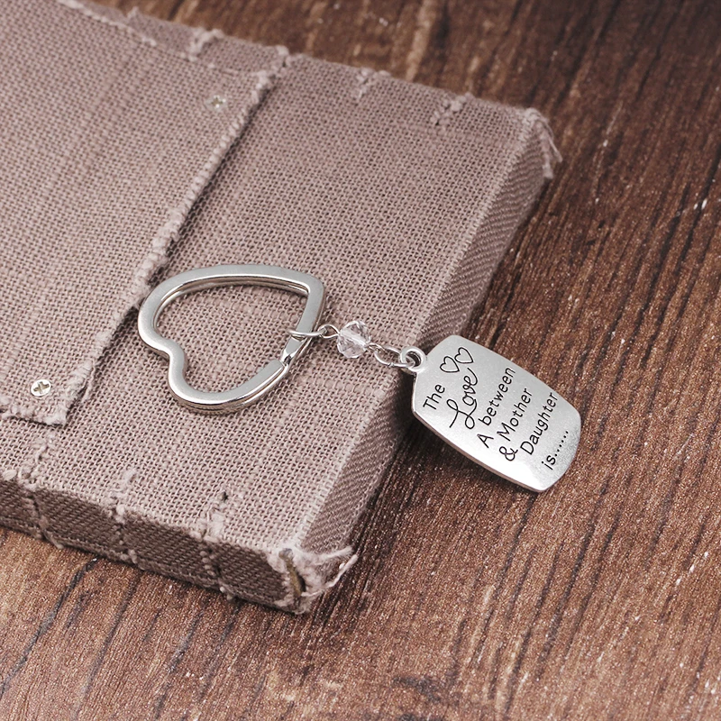 Брелок для ключей любовь между мамой и дочерью усложненный шумный нежный крепкий