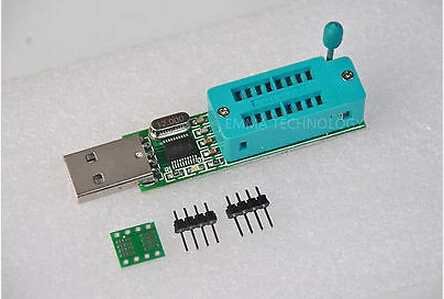 24CXX 24LCXX программатор EEPROM устройство чтения записей + 24C02 SOP для DIP блокировки USB