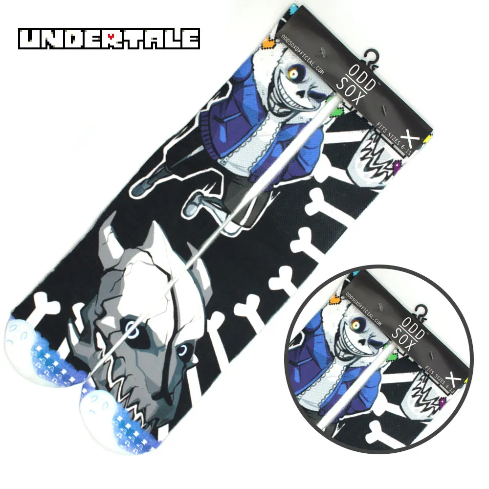 OHCOMICS Горячая Аниме игра Санс и папирус из сказок подземелья хлопковые чулки