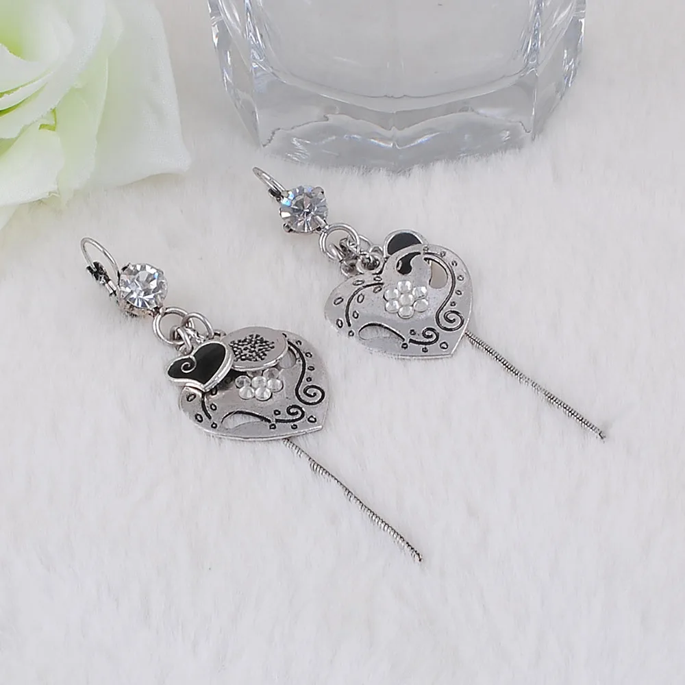 Высококачественные Винтажные серьги из сплава Модные индивидуальные в форме