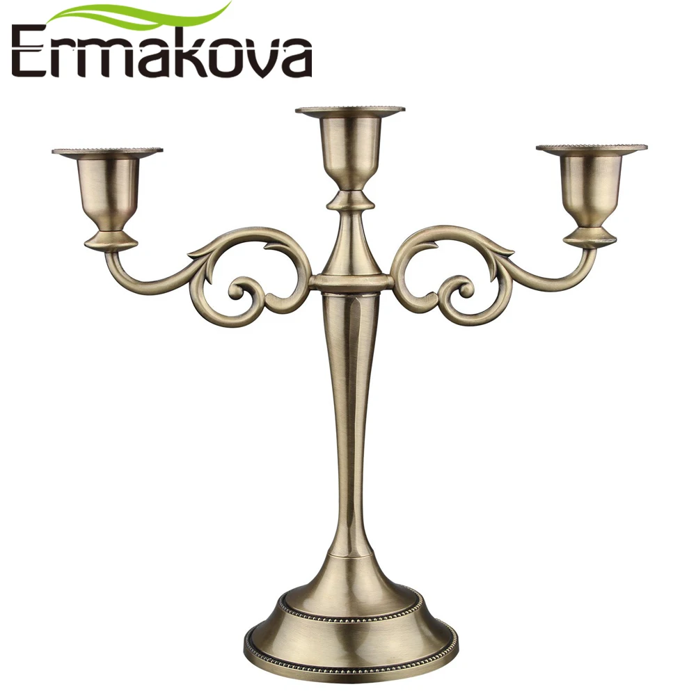 ERMAKOVA Металлический Подсвечник для свадьбы