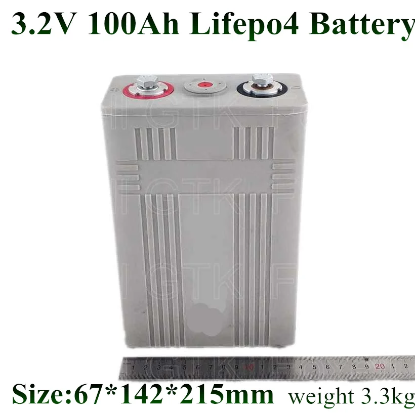 4 шт./лот 3 2 V 100Ah LiFePO4 батарея 300A скорость разряда для электрического скутера EV