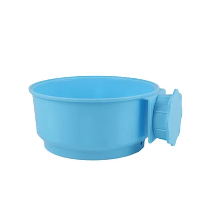 light blue Зимний нагрев подвесная кормушка для домашних животных, миска для щенков-питомцев, собак, кошек, миски для еды, теплоизоляционная миска, пищевой контейнер для клетки - Цвет: light blue