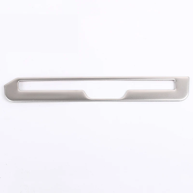silver 1pcs Интерьер углеродного волокна шаблон управления CD декоративная рамка приборной панели автомобиля аксессуары для Lexus UX200 UX250h UX260h - Цвет: silver 1pcs