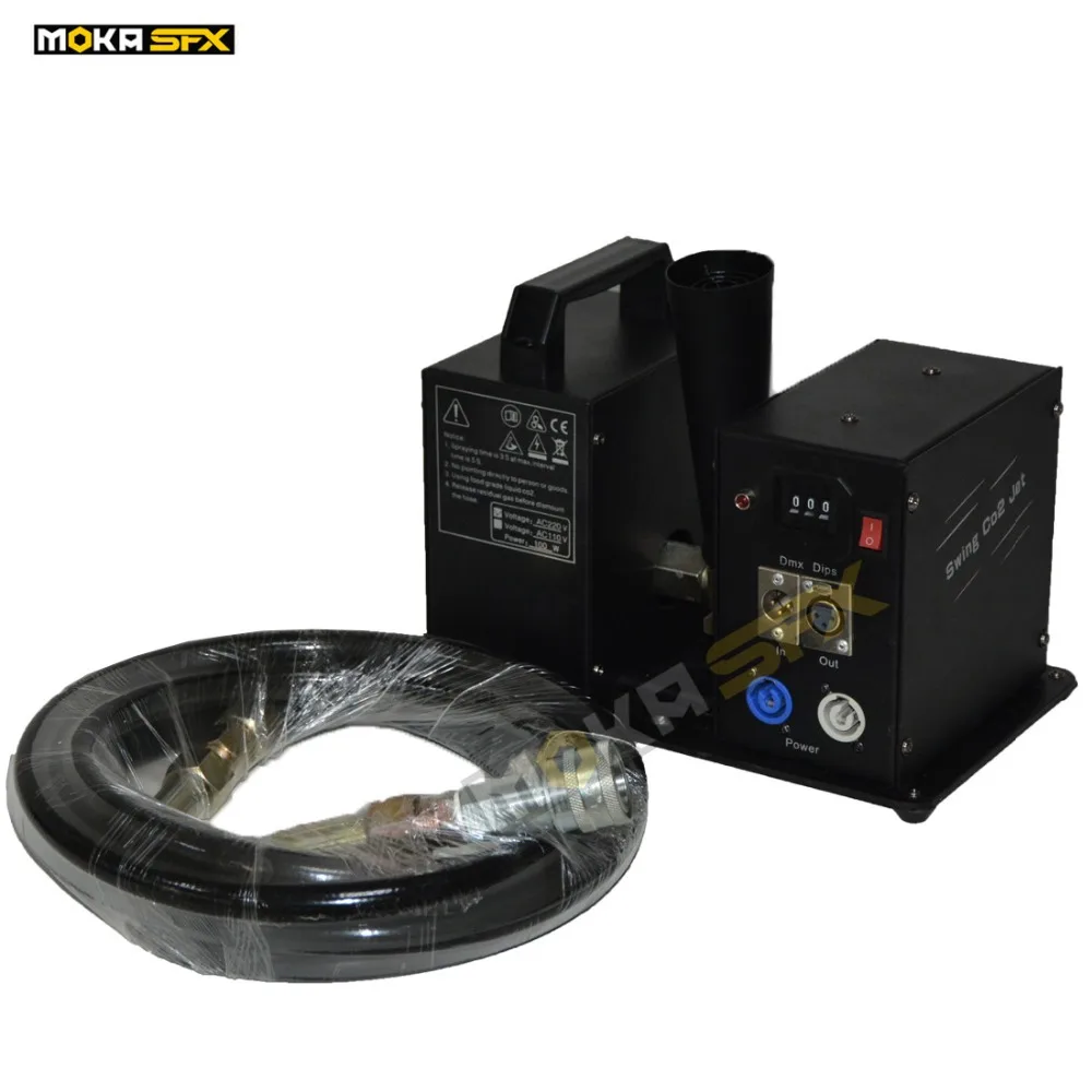 Свинг Co2 струйная Машина DMX 512 сценическая Co2 струйная машина сухой лед Туман эффект CO2 дым машины Профессиональные сценические спецэффекты