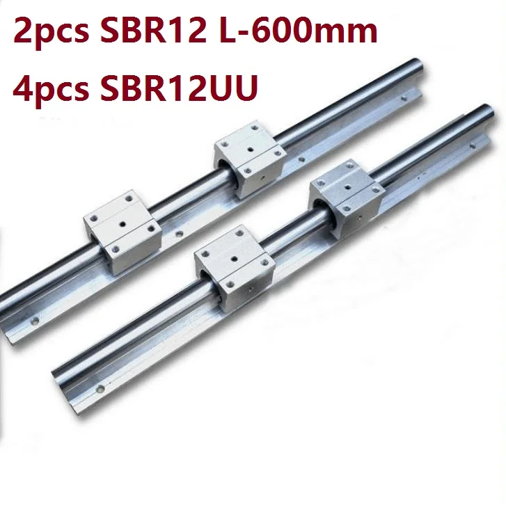 2 шт. SBR12 фрезерные подшипники 4 SBR12UU линейные для фрезерных станков с ЧПУ |