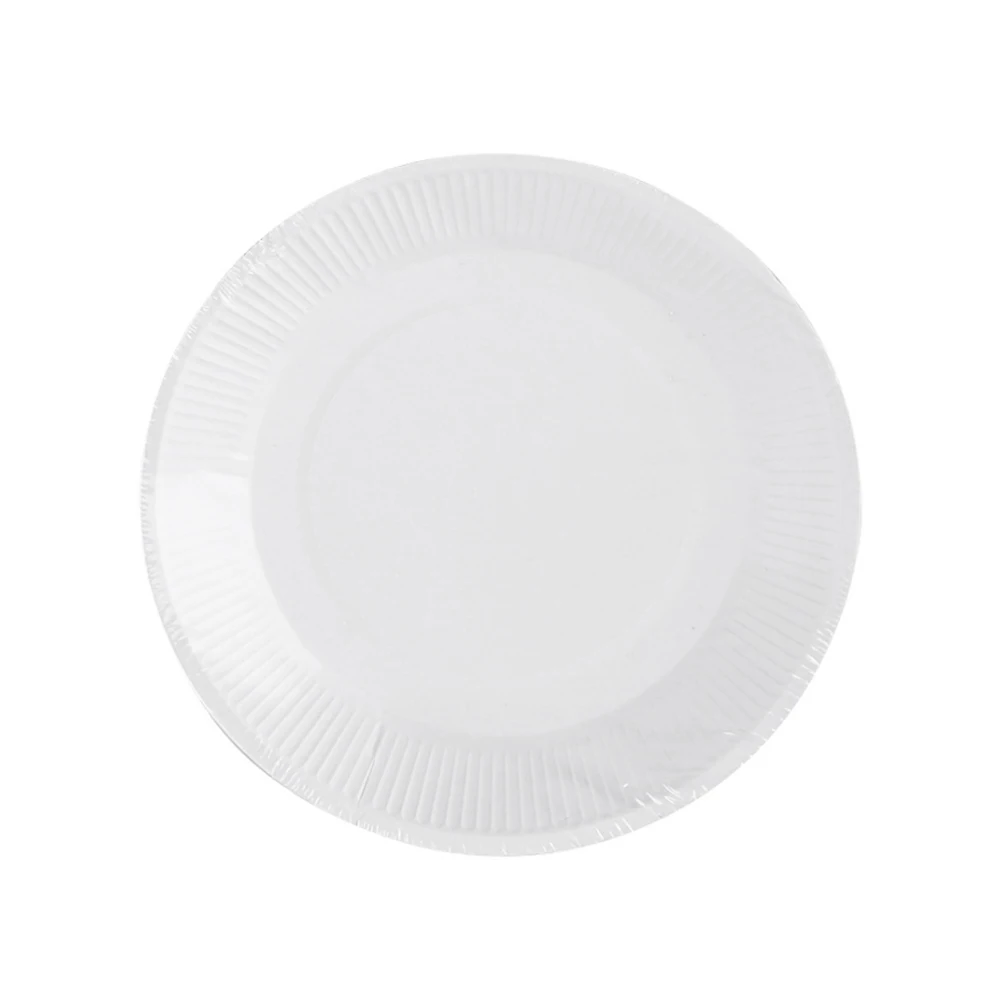 10pcs 9inch Paper Plate Round Party Supplies for Baby Shower Party Wedding