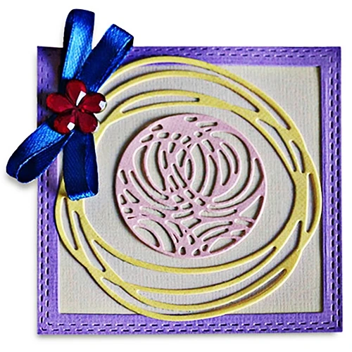 DIY Irregular Circle Carbon Steel Die cut Metal Dies Embossing Cutting Mould Stencil For Scrapbook Album Card Decoration. | Дом и сад