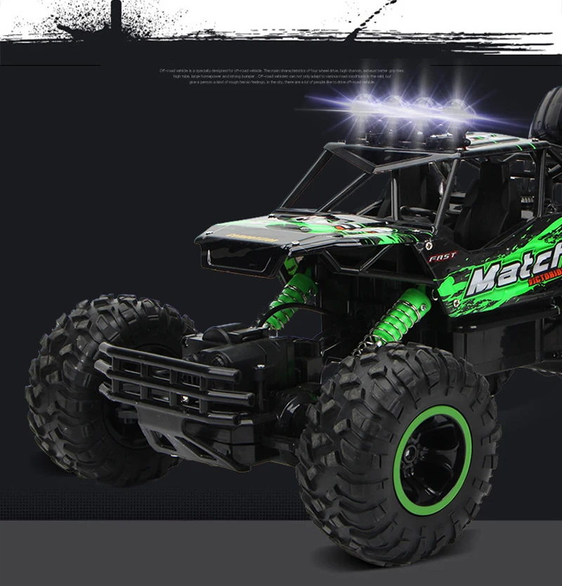 QWZ 1:12 RC автомобиль 4WD альпинистский автомобиль 4x4 двойной привод двигателей Bigfoot автомобиль дистанционное управление Модель внедорожный автомобиль для мальчиков детские подарки
