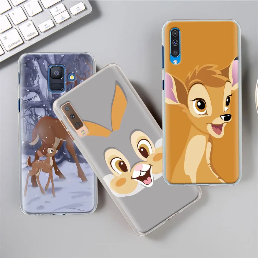 Бэмби Thumper чехол КРЫШКА ДЛЯ samsung Galaxy A30 A40 A50 A70 A6 A8 плюс A7 A9 M30 чехол для телефона Coque