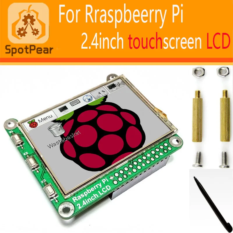 Raspberry Pi 3 модуль B/2B/B +/A +/4B 2 4 дюймовый сенсорный экран 48 МГц высокоскоростной ЖК