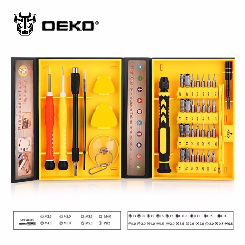 Набор инструментов для ремонта DEKOPRO 38 в 1 набор мобильных телефонов iPhone|set tool kit|tool