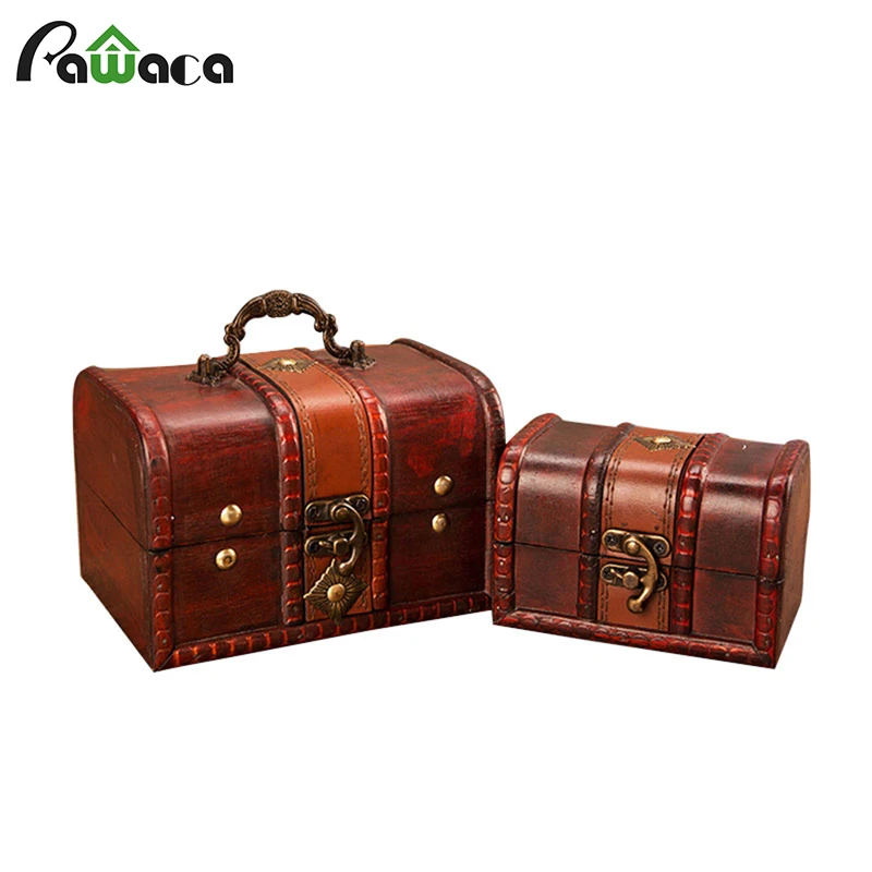 2 шт. под старину Винтаж деревянный ящик печать в виде цветка маленький