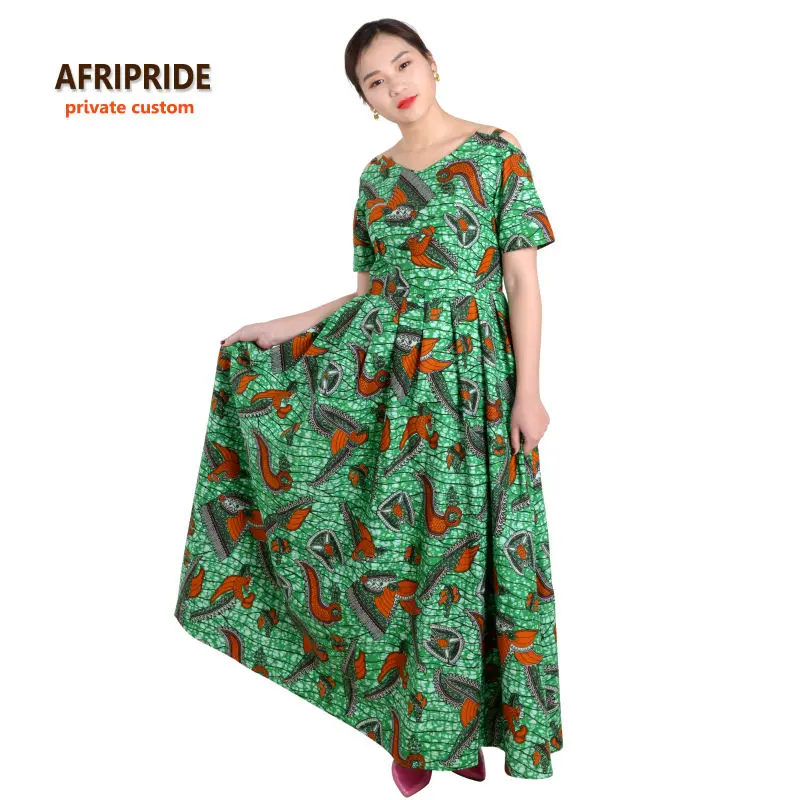 Африканские платья для женщин AFRIPRIDE классические традиционные с коротким