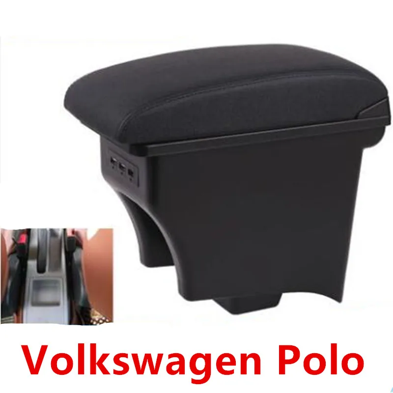 Подлокотник для Volkswagen Polo V Универсальный 2009 2018 Центральная Автомобильная консоль
