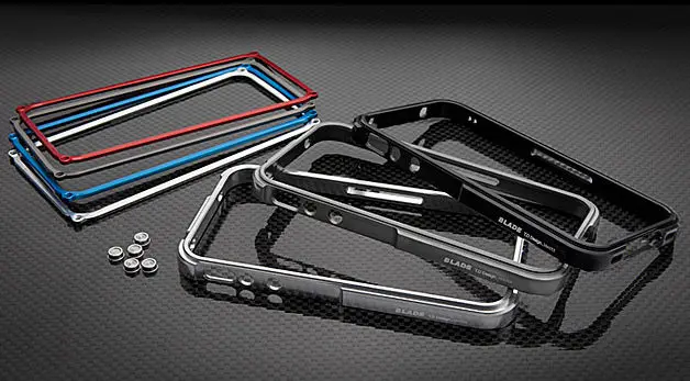 TX Blade i4 capa fundas алюминиевый бампер рамка для iPhone4 iPhone 4S металлический + отвертка 2