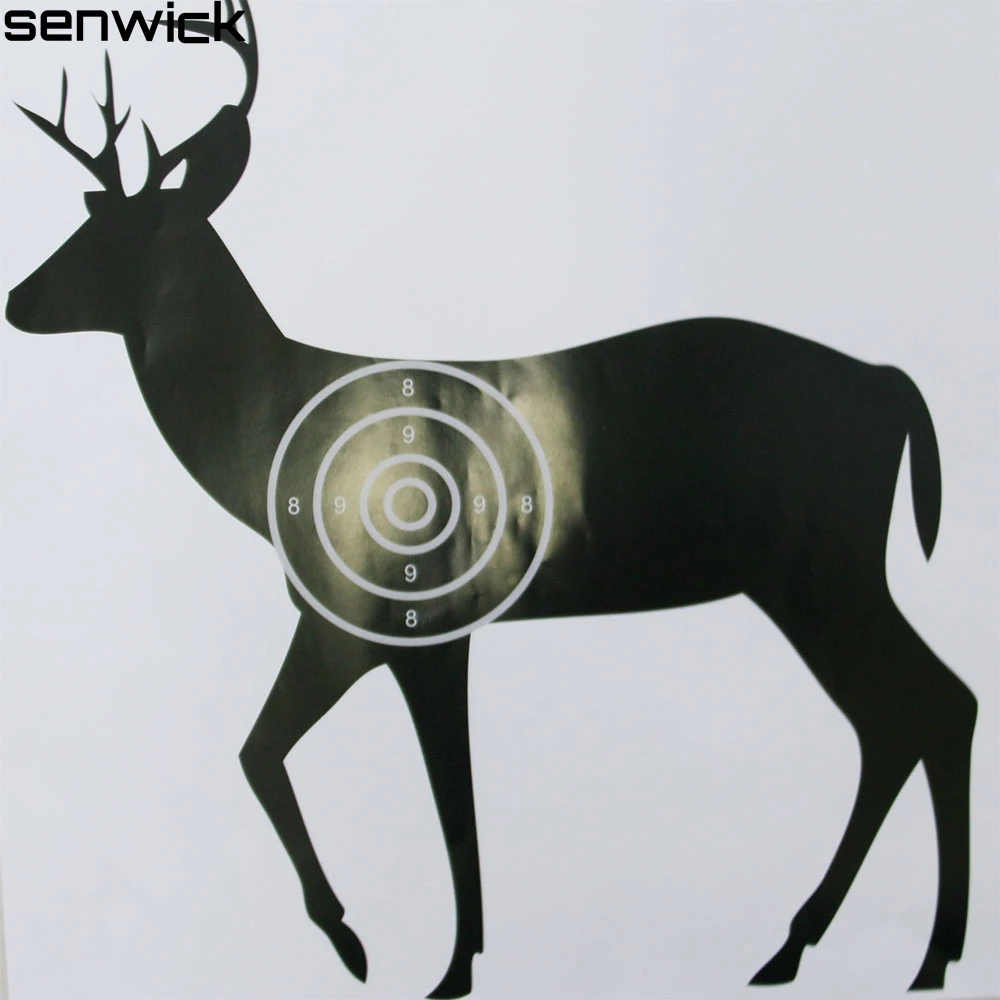5pcs/lot Archery Hunting elk Eindeer Paper Target 40cm Interesting Animal Single Spot Vegas Bow Accessory | Спорт и развлечения
