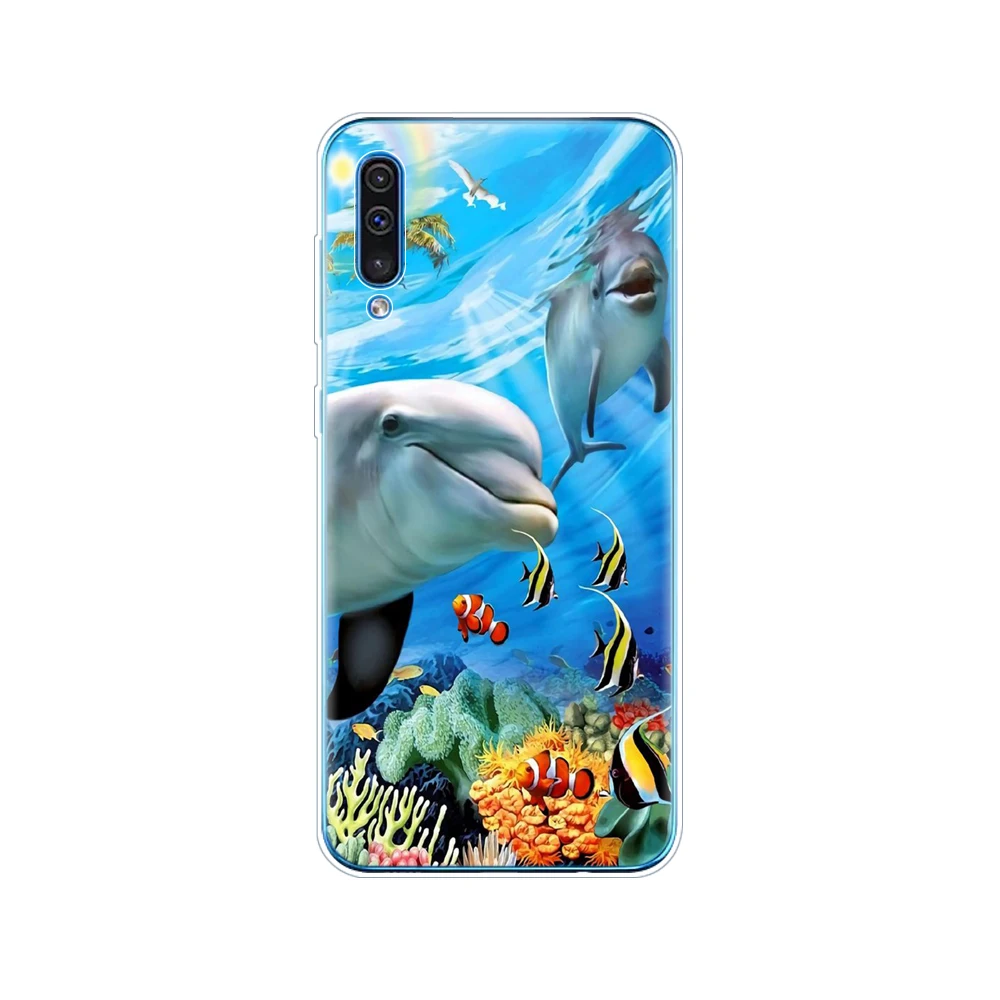 Чехол для samsung Galaxy A50, силиконовый чехол для задней панели телефона, чехол для samsung A50 A505 A505F, SM-A505F бампер, 6,4 дюймов - Цвет: 52411