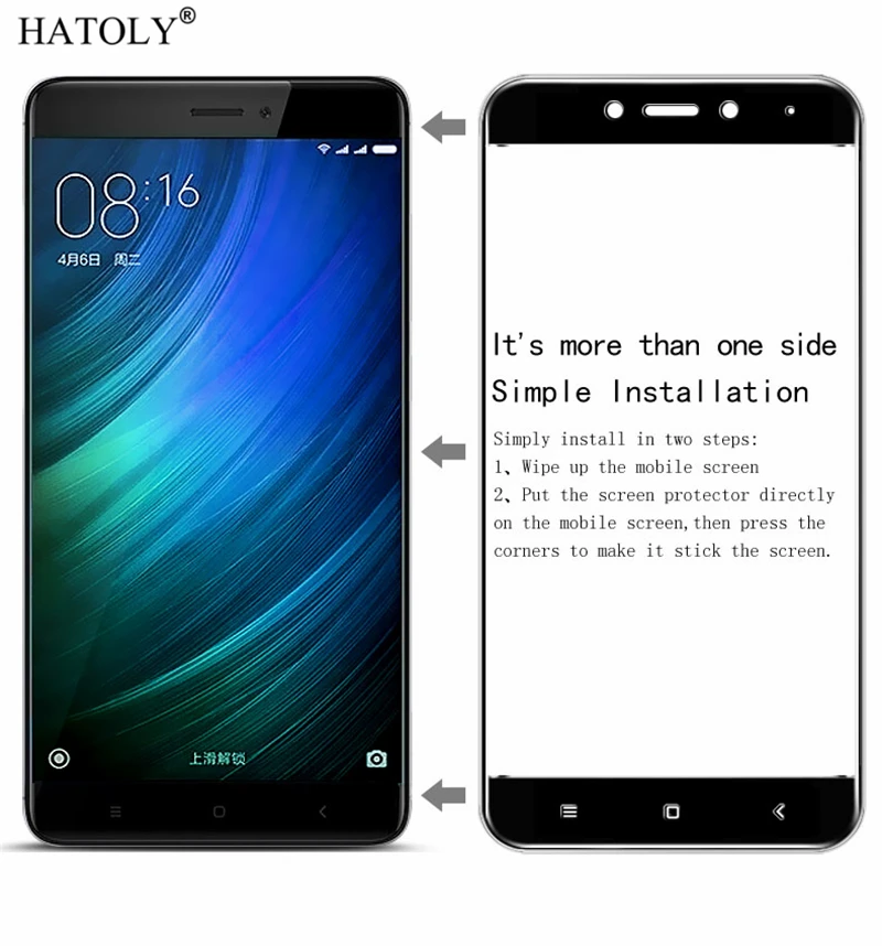 2 шт. закаленное Стекло для xiaomi redmi note 4 pro Экран пленка на весь экран 4X Pro 3D