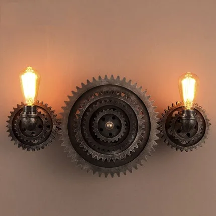 Креативная деревянная лампа в стиле лофт для водопроводной трубы винтажные