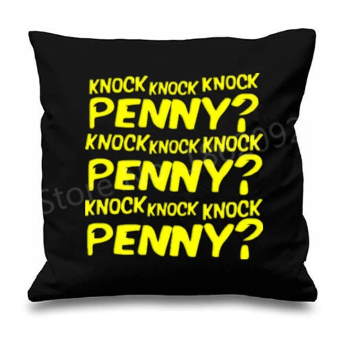 Забавные Чехлы для подушек Теория большого взрыва Шелдон Купер стук Пенни