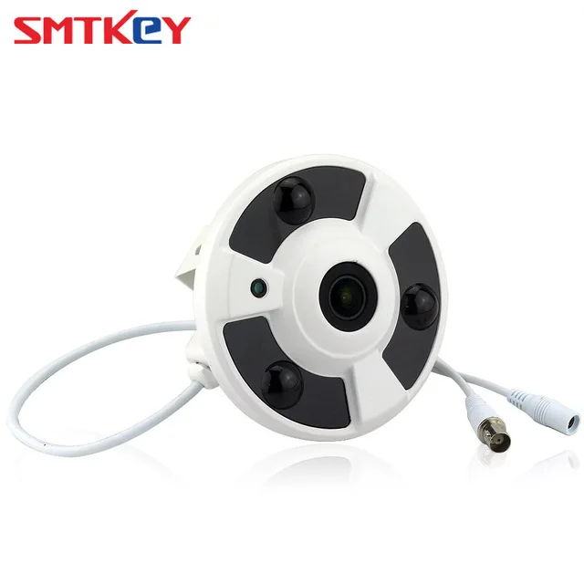 SMTKEY панорамная камера видеонаблюдения 1200TVL цветная CMOS рыбий глаз CCTV 1 7 мм