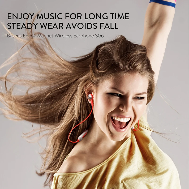 Беспроводные наушники Baseus мобильный телефон металлические музыкальные