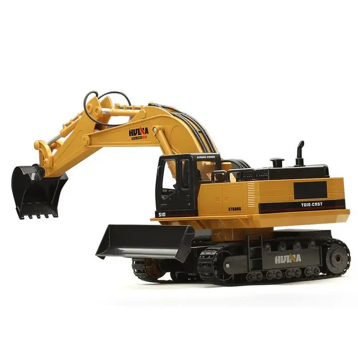 Huina 1510 Радиоуправляемый экскаватор 2 4G 11CH металлический пульт дистанционного