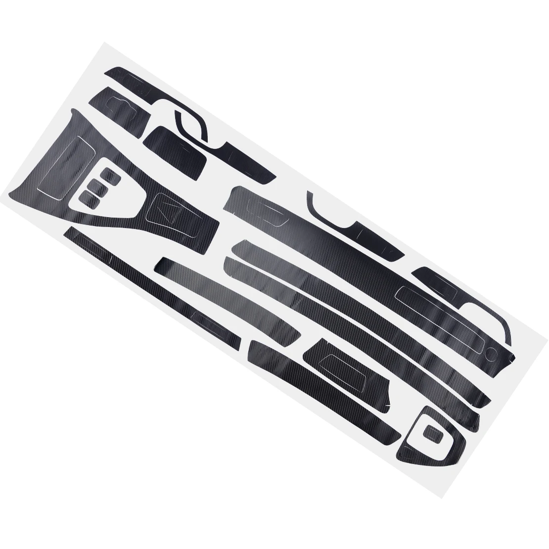 

15pcs Carbon Fiber Style Interior Decorative Sticker Decal Trim Fit For 3-Series BMW E90 E92 E93 2005-2009 2010 2011 2012 2013
