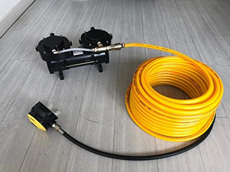 DP35B 12v 160w безмасляный Электрический диафрагменный компрессор насос для третьей легких Serface кальян Дайвинг Системы со шлангом регулятор